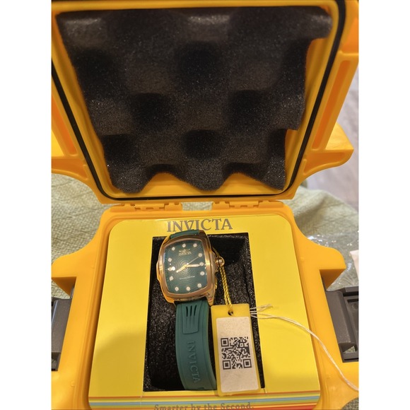 Invicta Accessories - Invicta Lupah Model 50797 - Ladies Watch Quartz Special Edition  Green W/Box